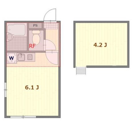 亀有駅 徒歩8分 3階の物件間取画像